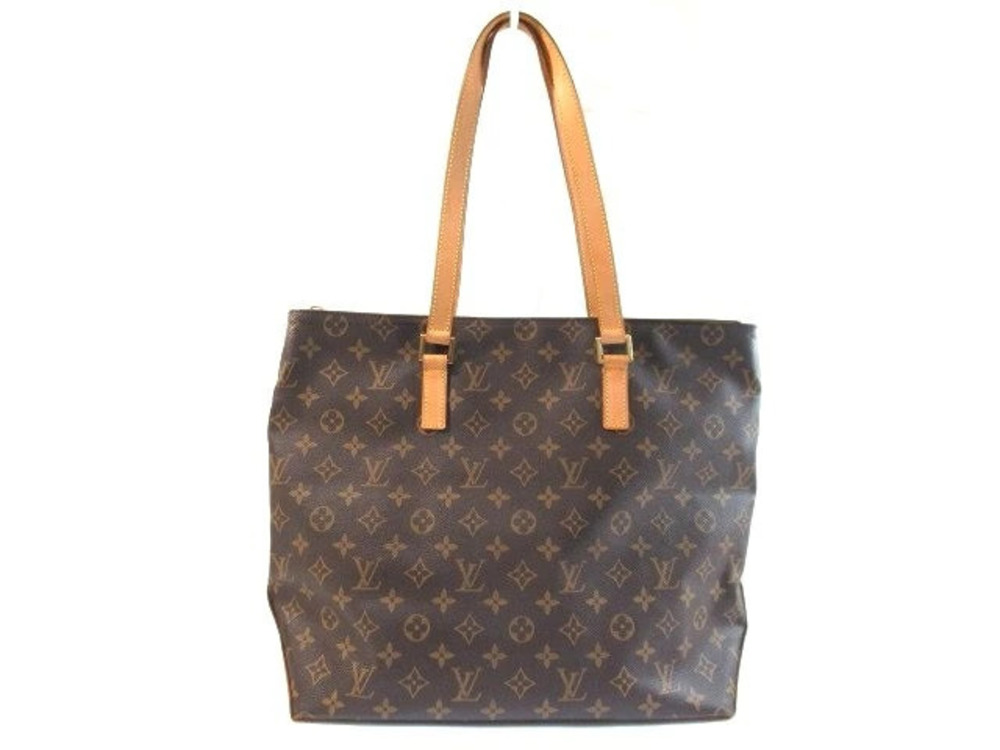 LOUIS VUITTON Monogram Cabas Mezzo Tote Bag